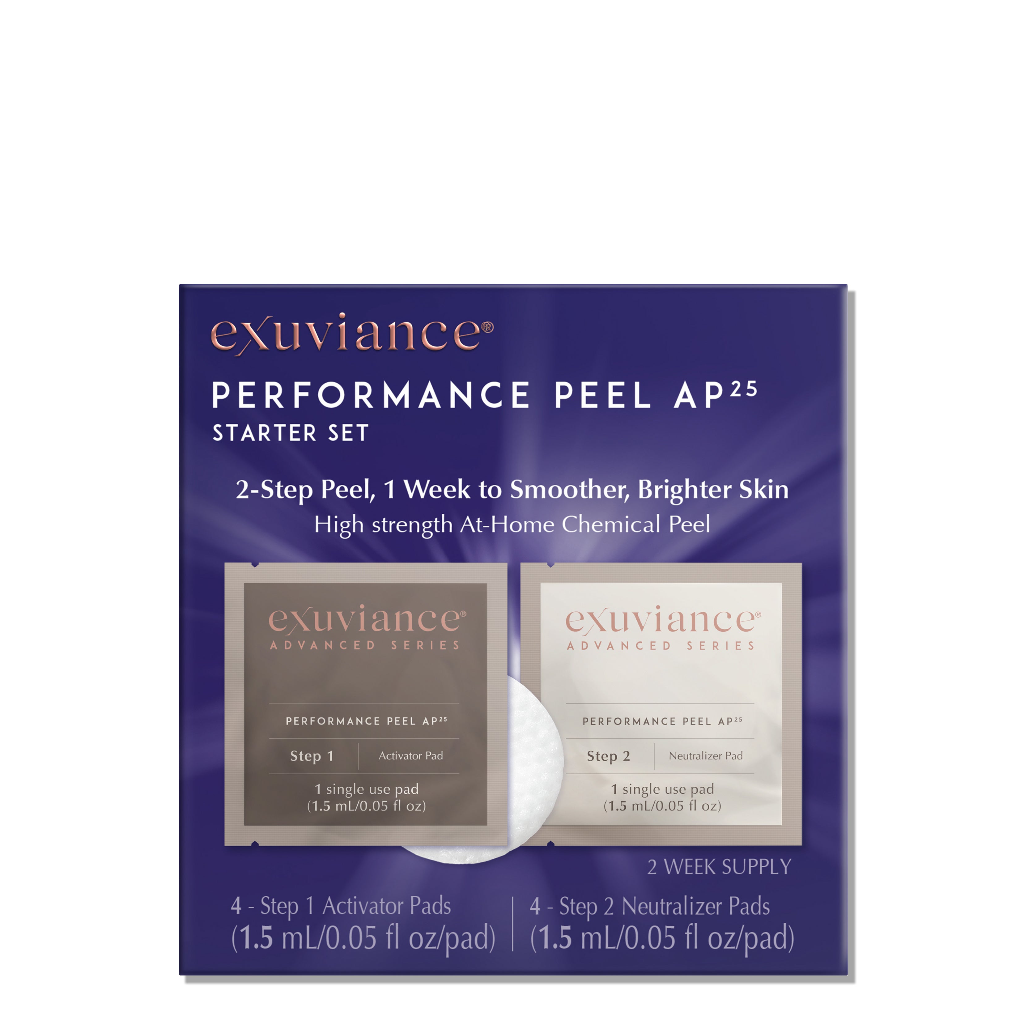 Exuviance advanced popular series performance peel